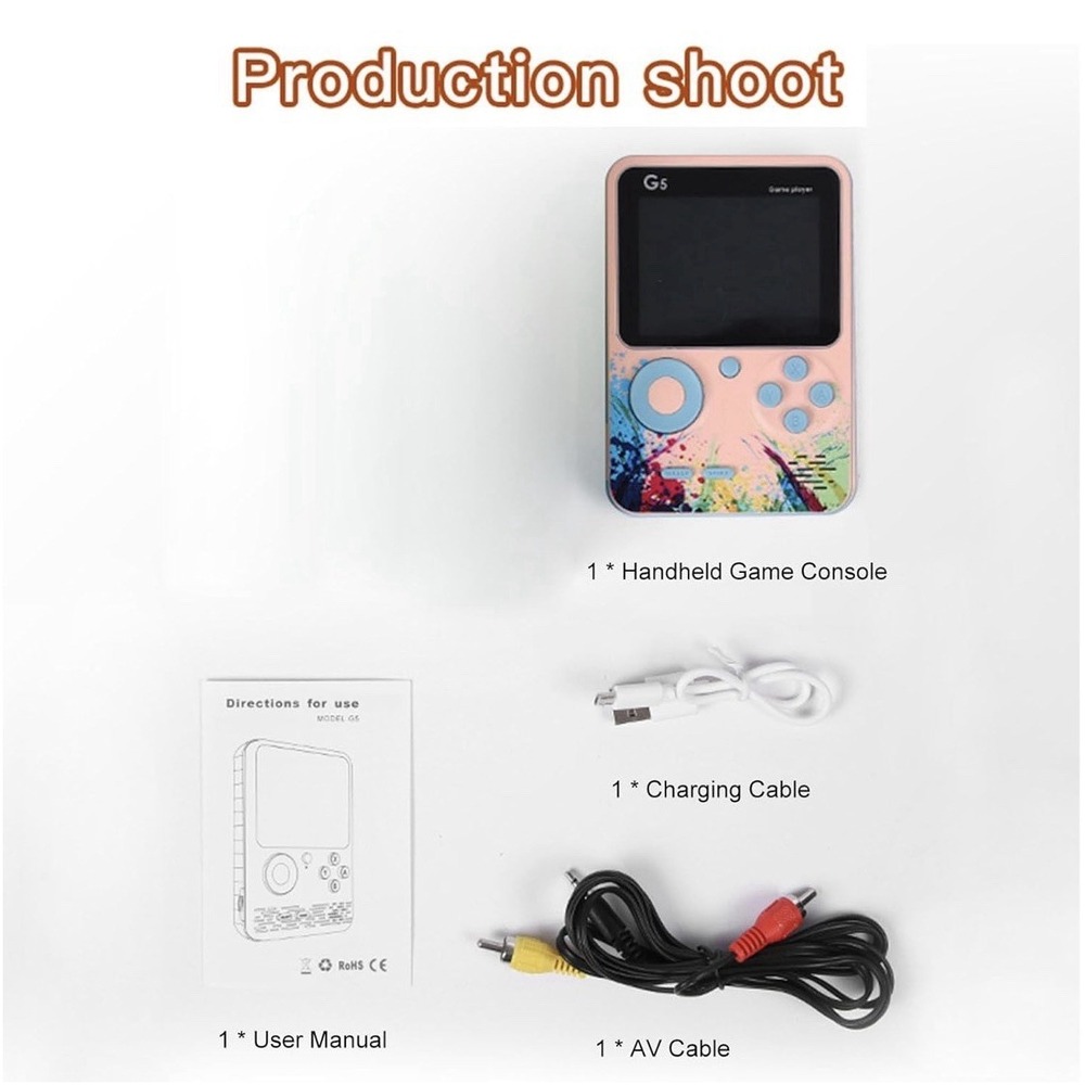 500‎ in 1 Portable Handheld Console with 3Inch LCD Screen 500 Classical Game - Picture 10 of 10
